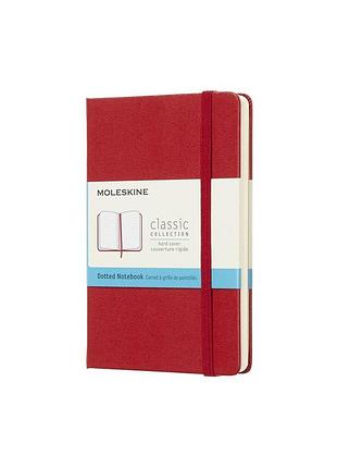Блокнот moleskine classic карманный, точка красный (mm713f2)