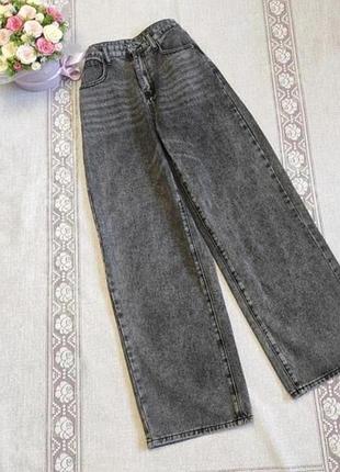 Джинсы широкие shein