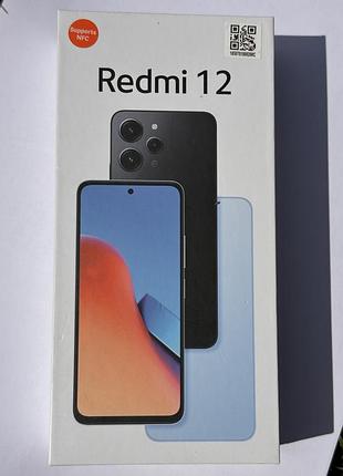 📱 xiaomi redmi 12 4/128 гб • ідеальний стан • 3 чохли + зарядка