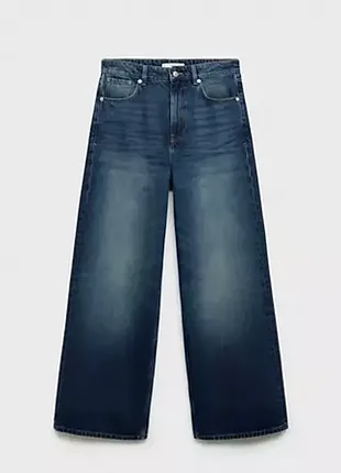 Новые женские джинсы mango, широкие, wide leg