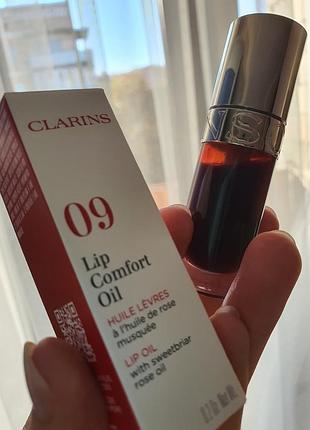 Розкішна люксова олія для губ clarins, шоколад