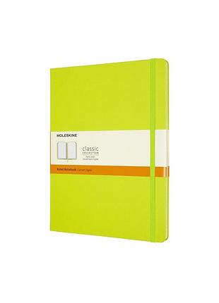 Записная книжка moleskine classic большая, линейка лимонно-зеленая (qp090c2)