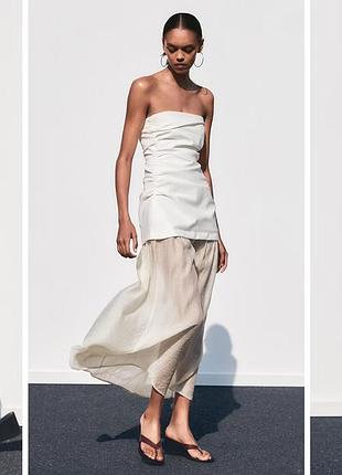 Сукня плаття zara максі міді