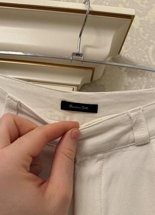 Massimo dutti брюки жіночі широкі льон котон 3
