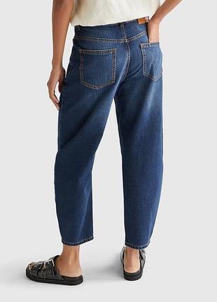 Женские голубые bootcut джинсы benetton 2