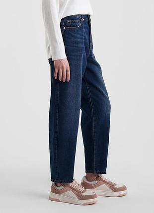 Женские голубые bootcut джинсы benetton 8