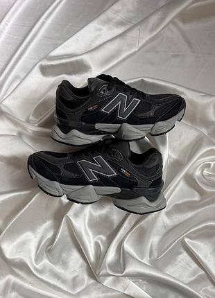 New balance 9060 black cordura (вологозахист, new balance 9060 чоловічі