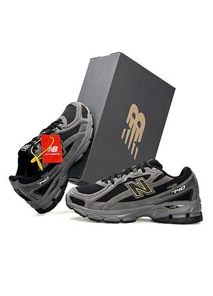 New balance 740 thinsulate grey black 8
