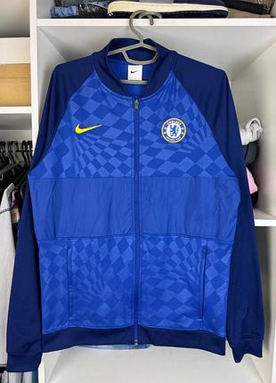 Оригінальна чоловіча спортивна кофта на замок nike chelsea