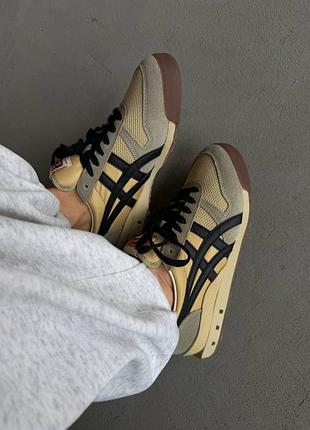 😍 женские кроссовки asics onitsuka tiger | ultimemate 81 «putty / black» premium (1)
