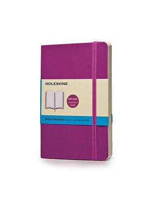 Записная книжка moleskine classic карманная, точка розовый мягкий (qp614h4)