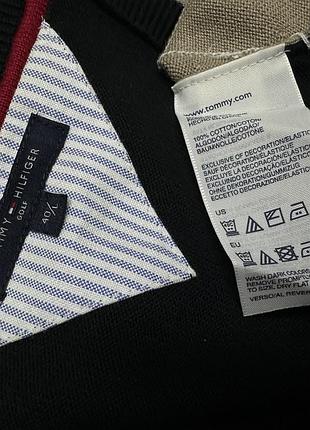 Брендовий класичний джемпер ромб tommy hilfiger оригінал 3