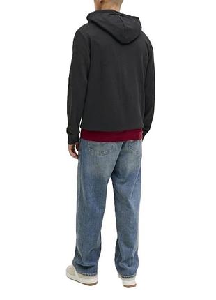 Чоловіче синє пряме худі jack & jones чорний, xs 2