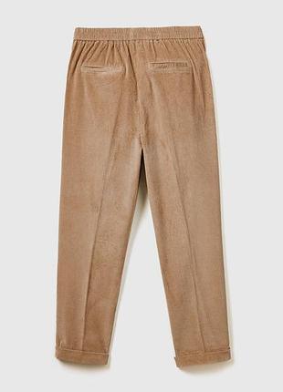 Женские коричневые carrot leg брюки benetton 4