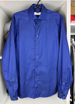 Оригінальна чоловіча сорочка eton men’s slim fit micro dot shirt розмір 38/15