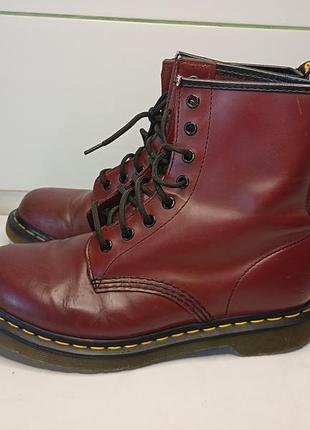Ботинки dr. martens 1460 cherry red размер 40-41 ботинки