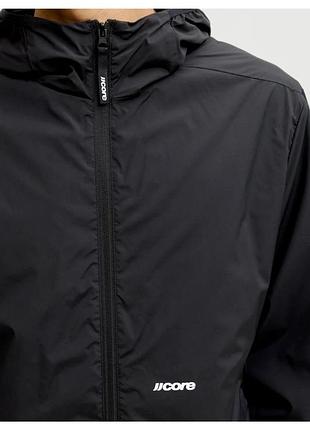 Мужская чёрная прямая куртка jack & jones 3