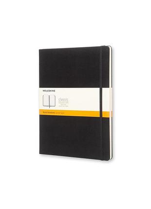 Записник moleskine classic великий, лінійка чорний (qp090)