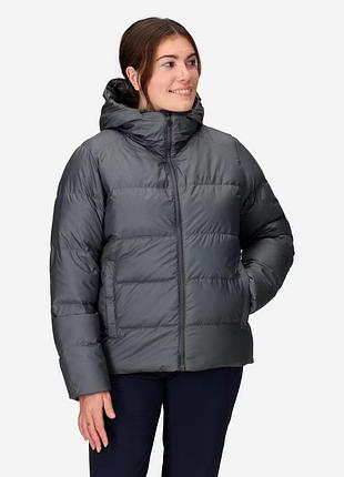 Женская пуховая куртка с капюшоном marmot guides, размер large