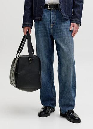 Чоловічі сині wide джинси jack & jones 33/32