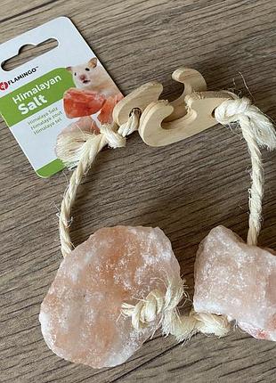 Минеральный солевой камень гималайская соль фламинго flamingo stone salt lick himalaya