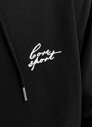 Мужское чёрное прямое худи jack & jones 3
