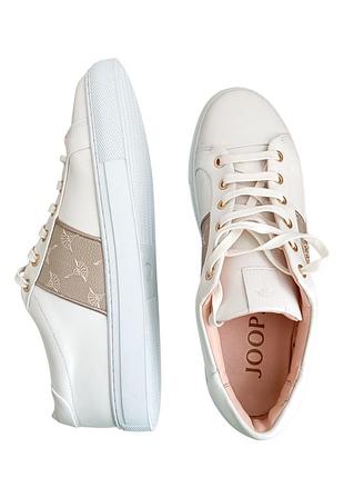 Белые женские кожаные кеды joop! cortina lista coralie 42