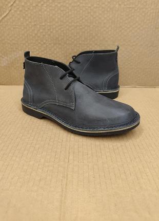 Кожаные ботинки velskoen chukka / desert boots (размер 40> 26см)