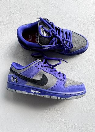 Nike sb dunk x supreme purple