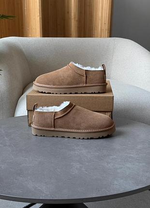 Ugg classic micro boot beige