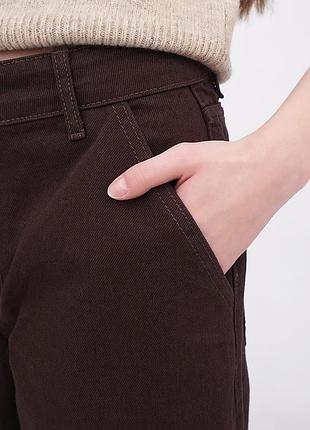 Женские насыщенный коричневые baggy джинсы equilibri 30 4