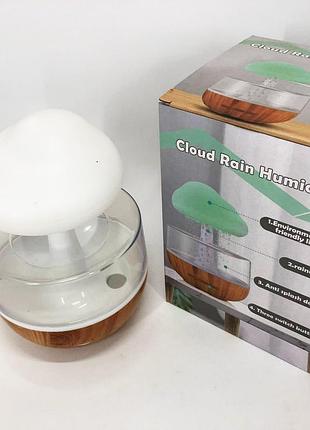 Компактный настольный увлажнитель воздуха cloud rain humidifier, увлажнитель с эффектом ароматерапии at-95