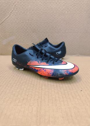 Футбольні бутси nike jr mercurial victory v cr7 fg (розмір 37.5 / 23.5 см)