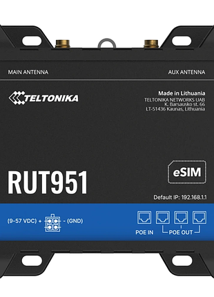 Teltonika rut951 poe+ (rut951b10j00) маршрутизатор