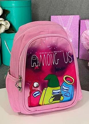 Детский рюкзак «among us», с дополнительным отделением