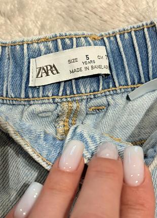 Джинсова спідниця zara, 5 років. 2