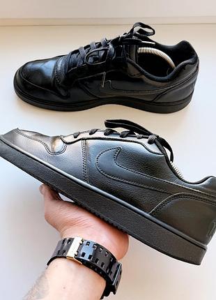 Мужские кожаные кроссовки nike ebernon low