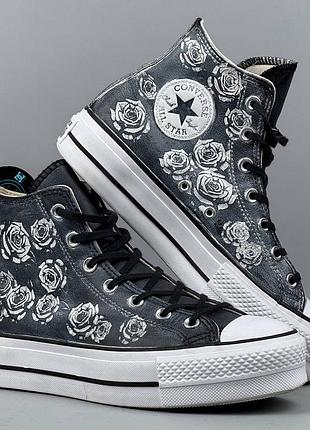 Converse all star chuck taylor platform кеди кросівки кеды кроссовки обувь взуття черевики для міста класичні повсякденне універсальні конверс конвера