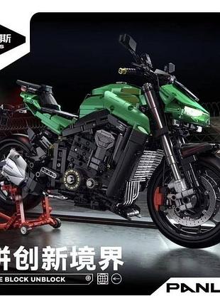 Конструктор «скоросний мотоцикл kawasaki z1000», 672107, 2089 деталей