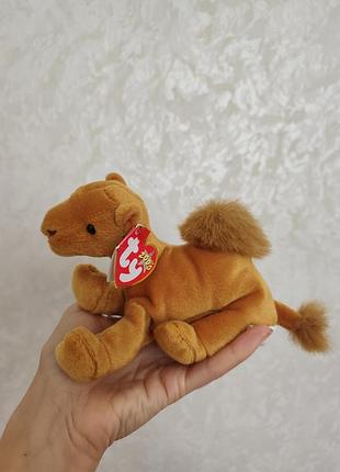 Коллекционная винтажная игрушка верблюд niles the camel (верблюд найлз) tty beanie