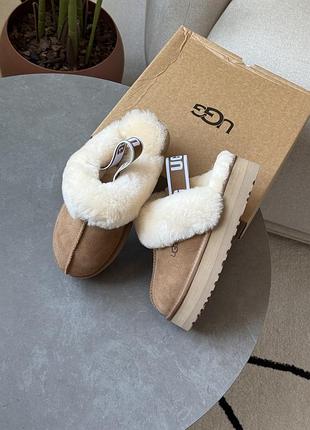 Ugg disquette slippers chestnut 2