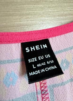 Довга сукня в квітковий принт shein l 5