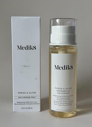 Medik8 - press & glow - щоденний тонік-пілінг для сяйва шкіри, 200 ml