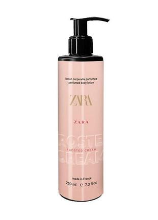 Парфюмированный лосьон для тела zara frosted cream (200 мл).