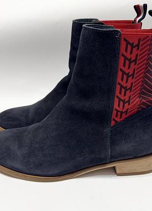 Черевики жіночі челсі tommy hilfiger th monogram flat boot (fw0fw04581) 42 eur  (27 см) оригінал