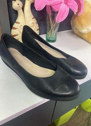 Шкіряні 🍒мякенькі сліпони р 40/26 см clarks кларкс