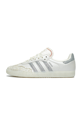 Жіночі кросівки adidas samba ’s day chalk white metallic silver