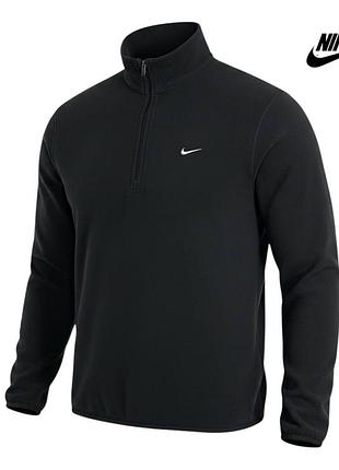 Оригинальная мужская винтажная флисовая кофта nike размер м чёрная флиска найк черная спортивная мужской лонгслив лонг vintage y2k pro а1