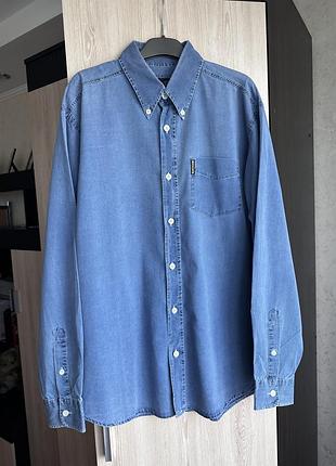 Джинсова сорочка armani jeans