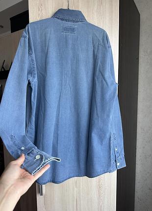 Джинсова сорочка armani jeans 10